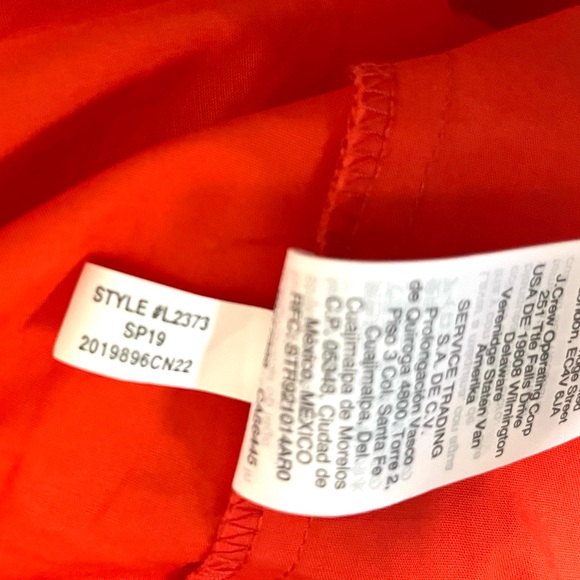 J. by J. Crew Orange Wrap Dress - Picture 6 of 7